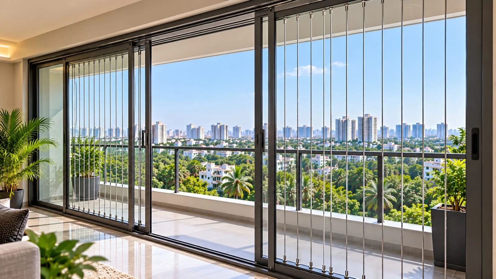 Sliding Invisible Grills 